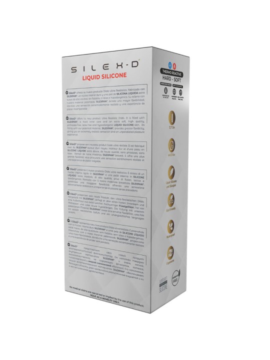 SILEXD PENE REALISTICO MODELO 9 SILICONA LIQUIDA 228 CM