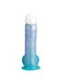 SILEXD ANGEL DILDO FANTASY SILICONA LIQUIDA TERMOREACTIVO AZUL CELESTE 203 CM