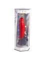 SILEXD DEVIL DILDO FANTASY SILICONA LIQUIDA TERMOREACTIVO ROJO NEGRO 203 CM