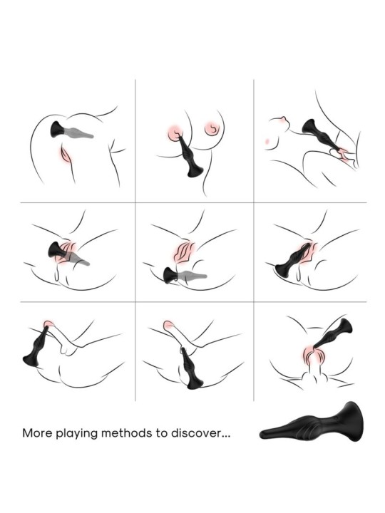 ARMONY VIBRADOR PLUG ANAL CONTROL REMOTO NEGRO