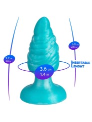 SILEXD MELTY PLUG ANAL FANTASY SILICONA LIQUIDA TERMOREACTIVO AZUL CELESTE 92 CM