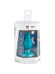 SILEXD MELTY PLUG ANAL FANTASY SILICONA LIQUIDA TERMOREACTIVO AZUL CELESTE 92 CM