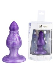 SILEXD QUEEN PLUG ANAL FANTASY SILICONA LIQUIDA TERMOREACTIVO LILA 92 CM