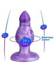 SILEXD QUEEN PLUG ANAL FANTASY SILICONA LIQUIDA TERMOREACTIVO LILA 92 CM