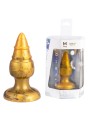 SILEXD GOLDY PLUG ANAL FANTASY SILICONA LIQUIDA TERMOREACTIVO ORO 92 CM