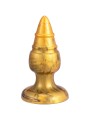SILEXD GOLDY PLUG ANAL FANTASY SILICONA LIQUIDA TERMOREACTIVO ORO 92 CM