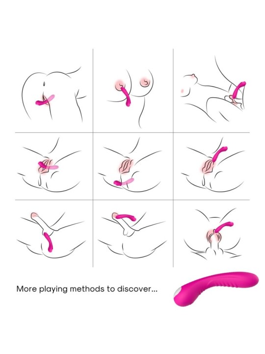 ARMONY LEGEND VIBRADOR SILICONA FUCSIA