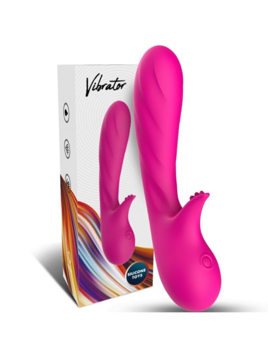 ARMONY ROMANCE VIBRADOR CON ESTIMULADOR FUCSIA