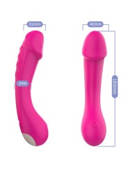 ARMONY DILDO VIBRADOR PUNTO G SILICONA FUCSIA
