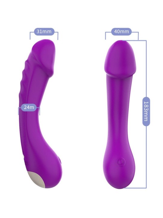 ARMONY DILDO VIBRADOR PUNTO G SILICONA VIOLETA