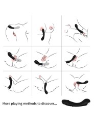 ARMONY DILDO VIBRADOR PUNTO G SILICONA NEGRO