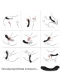 ARMONY DILDO VIBRADOR PUNTO G SILICONA NEGRO