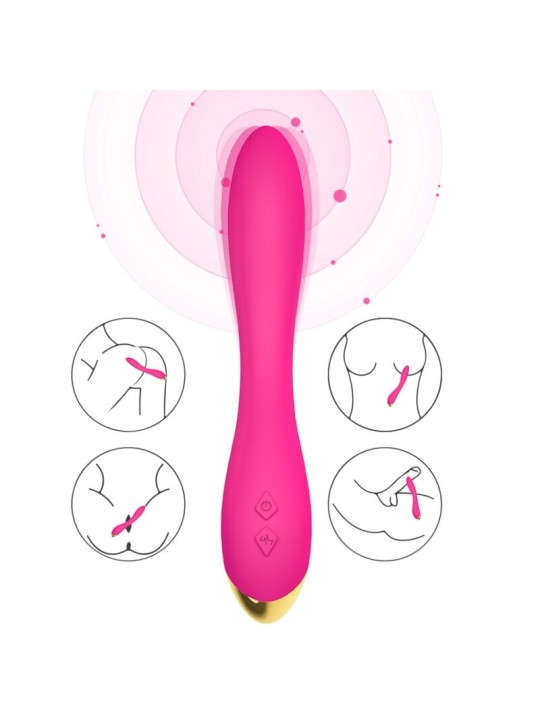 ARMONY FLAMINGO VIBRADOR MULTIPOSICION FUCSIA