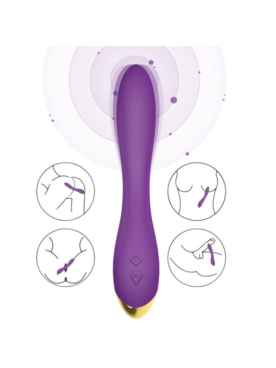 ARMONY FLAMINGO VIBRADOR MULTIPOSICION VIOLETA