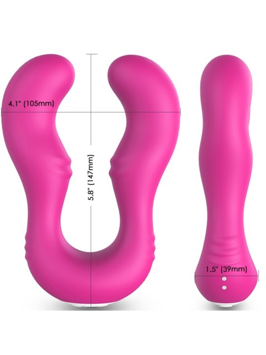 ARMONY SERAPH VIBRADOR DOBLE CONTROL REMOTO FUCSIA