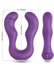 ARMONY SERAPH VIBRADOR DOBLE CONTROL REMOTO VIOLETA