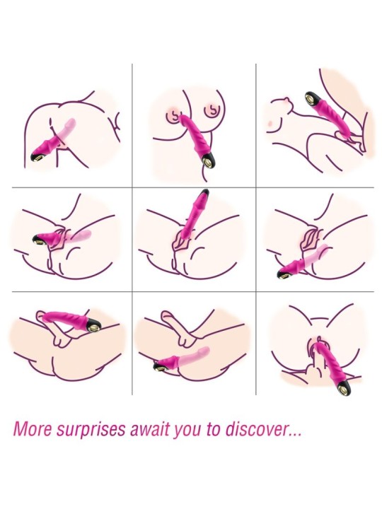 ARMONY JOYBLADE DILDO VIBRADOR ROTADOR FUCSIA