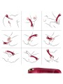 ARMONY PRINCE DILDO VIBRADOR ROTADOR ROJO