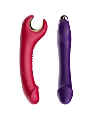 ARMONY PRINCE DILDO VIBRADOR ROTADOR ROJO