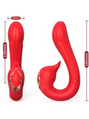 ARMONY DELFIN VIBRADOR MULTIPOSICION EFECTO CALOR ROJO