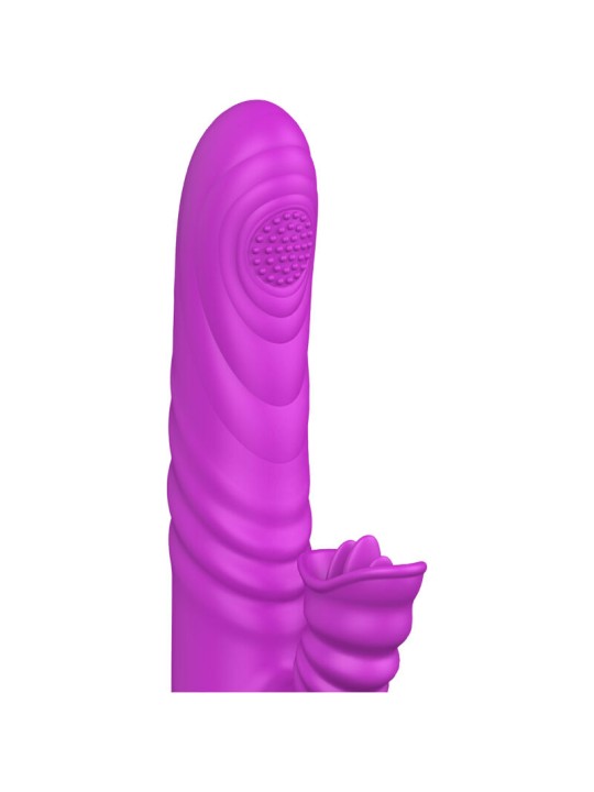 ARMONY ANGELIA VIBRADOR MULTIFUNCION CON LENGUA ESTIMULADORA EFECTO CALOR VIOLETA