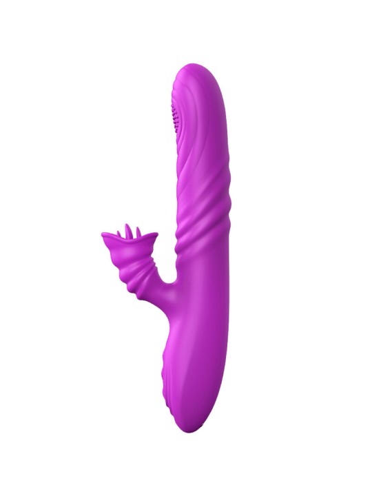 ARMONY ANGELIA VIBRADOR MULTIFUNCION CON LENGUA ESTIMULADORA EFECTO CALOR VIOLETA