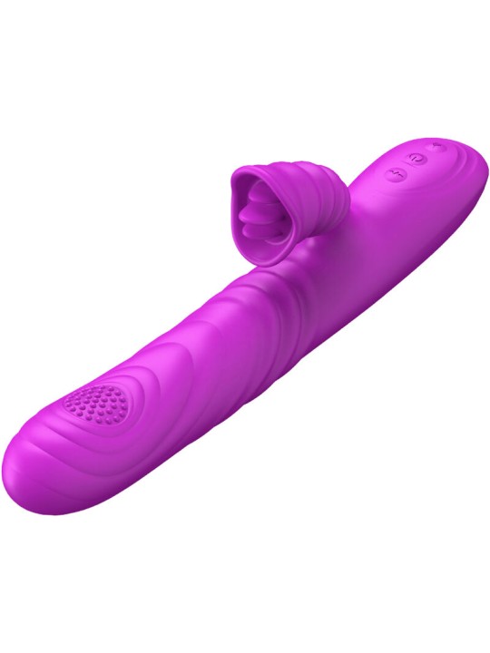 ARMONY ANGELIA VIBRADOR MULTIFUNCION CON LENGUA ESTIMULADORA EFECTO CALOR VIOLETA