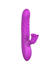 ARMONY ANGELIA VIBRADOR MULTIFUNCION CON LENGUA ESTIMULADORA EFECTO CALOR VIOLETA