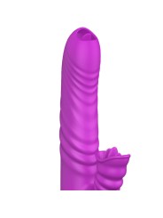 ARMONY ANGELIA VIBRADOR MULTIFUNCION DOBLE LENGUA EFECTO CALOR VIOLETA