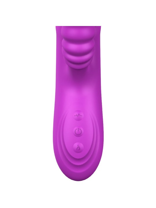ARMONY ANGELIA VIBRADOR MULTIFUNCION DOBLE LENGUA EFECTO CALOR VIOLETA