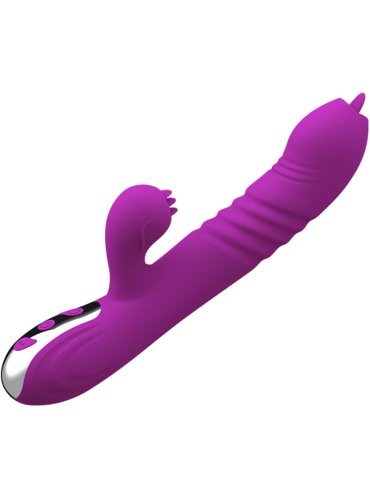 ARMONY FAIRY VIBRADOR MULTIFUNCION DOBLE LENGUA EFECTO CALOR VIOLETA
