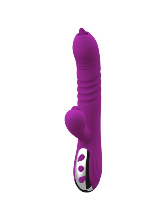 ARMONY FAIRY VIBRADOR MULTIFUNCION DOBLE LENGUA EFECTO CALOR VIOLETA