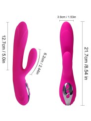ARMONY VIBRADOR ESTIMULADOR FLEXIBLE EFECTO CALOR FUCSIA
