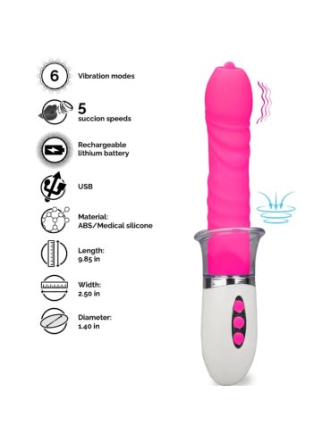 ARMONY LIBERTY VIBRADOR THRUSTING CON LENGUA