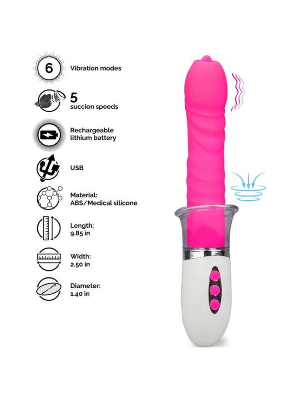 ARMONY LIBERTY VIBRADOR THRUSTING CON LENGUA