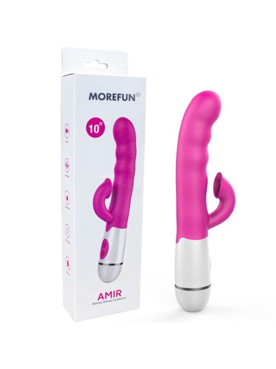 ARMONY AMIR VIBRADOR MULTIFUNCION CON LENGUA ESTIMULADORA 16 VELOCIDADES ROSA