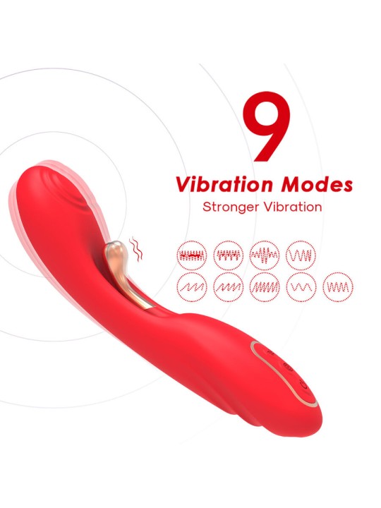 ARMONY VIBRADOR CON LENGUA OSCILANTE ROJO