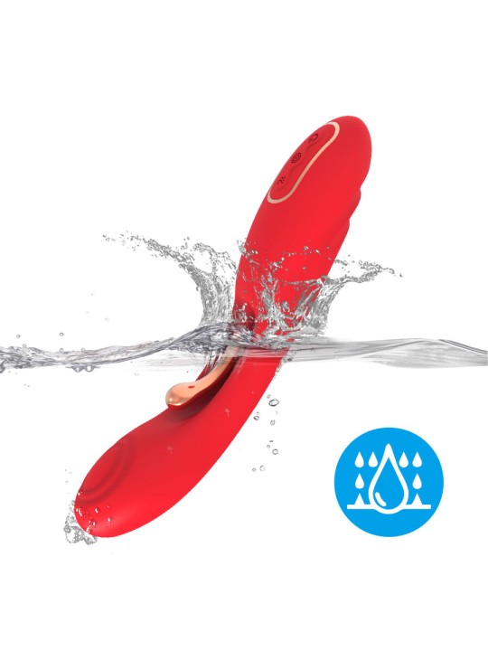 ARMONY VIBRADOR CON LENGUA OSCILANTE ROJO