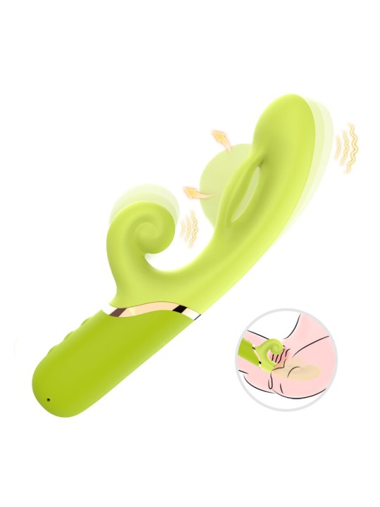 ARMONY VIBRADOR ESTIMULADOR PUNTO A INFLABLE VERDE