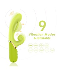 ARMONY VIBRADOR ESTIMULADOR PUNTO A INFLABLE VERDE
