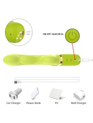 ARMONY VIBRADOR ESTIMULADOR PUNTO A INFLABLE VERDE