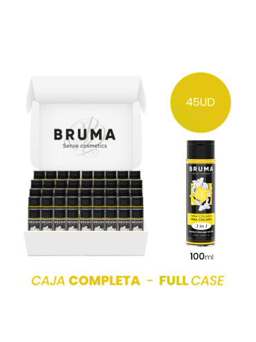 MOQ 45 BRUMA ACEITE DE MASAJE PREMIUM EFECTO CALOR SABOR PINA COLADA 3 EN 1 100 ML