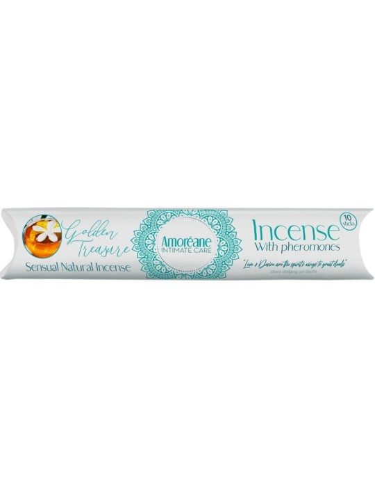 AMOREANE GOLDEN TREASURE INCIENSO CON FEROMONAS AROMA JAZMIN