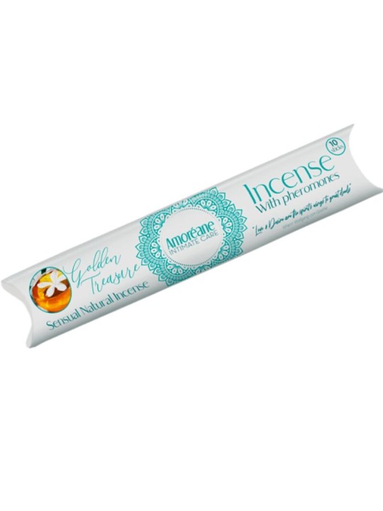 AMOREANE GOLDEN TREASURE INCIENSO CON FEROMONAS AROMA JAZMIN