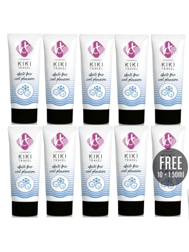 KIKI TRAVEL GEL DESLIZANTE EFECTO FRIO INTENSIFICADOR 50 ML 10 1 GRATIS
