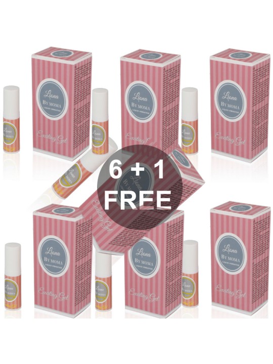 LIONA BY MOMA VIBRADOR LIQUIDO EXCITING GEL 6 1 GRATIS