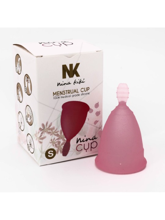 NINA KIKI COPA MENSTRUAL TALLA S ROSA 6 1 GRATIS