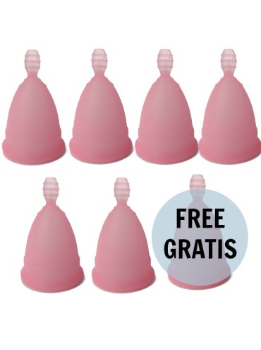 NINA KIKI COPA MENSTRUAL TALLA S ROSA 6 1 GRATIS