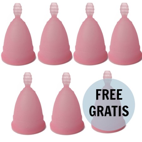 NINA KIKI COPA MENSTRUAL TALLA S ROSA 6 1 GRATIS