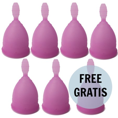 NINA KIKI COPA MENSTRUAL TALLA L LILA 6 1 GRATIS